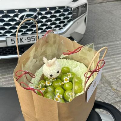 Túi Giấy Kraft Đựng Hoa Tươi Có Quai Xoắn – Túi Đựng Bó Hoa, Shop Hoa